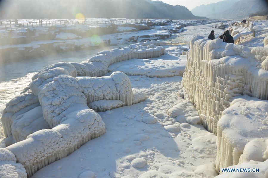 #CHINA-YELLOW RIVER-HUKOU WATERFALL-WINTER SCENERY (CN)