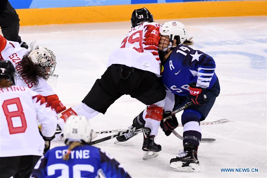 (SP)OLY-SOUTH KOREA-PYEONGCHANG-ICE HOCKEY-WOMEN-FINAL-USA VS CAN