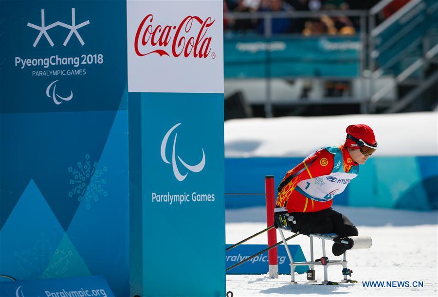 (SP)OLY-PARALYMPIC-SOUTH KOREA-PYEONGCHANG-CROSS-COUNTRY SKIING-WOMEN'S 12KM, SITTING 