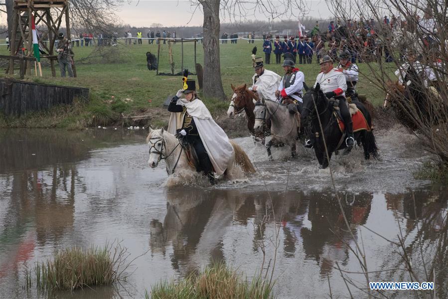 HUNGARY-TAPIOBICSKE-HISTORIC BATTLE-RE-ENACTMENT