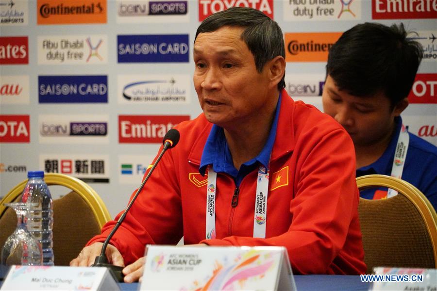 (SP)JORDAN-AMMAN-AFC-WOMEN-ASIAN-CUP-JAPAN-VIETNAME-PRESS CONFERENCE