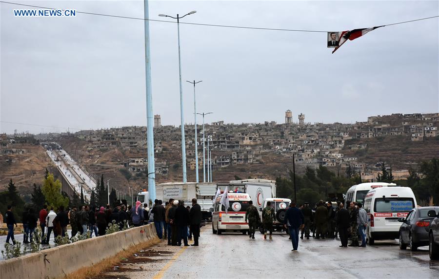 SYRIA-HAMA-REBEL-EVACUATION