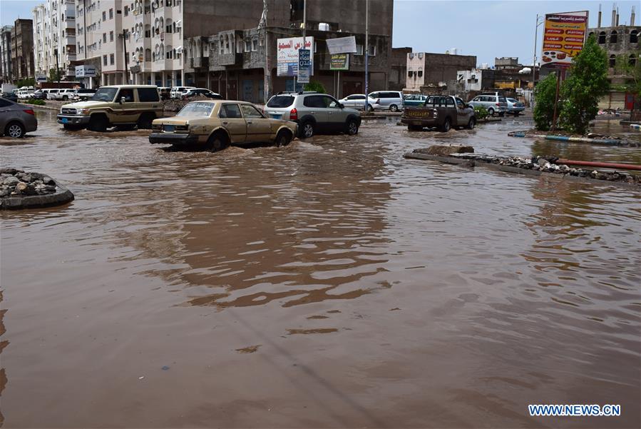 YEMEN-ADEN-RAINFALL