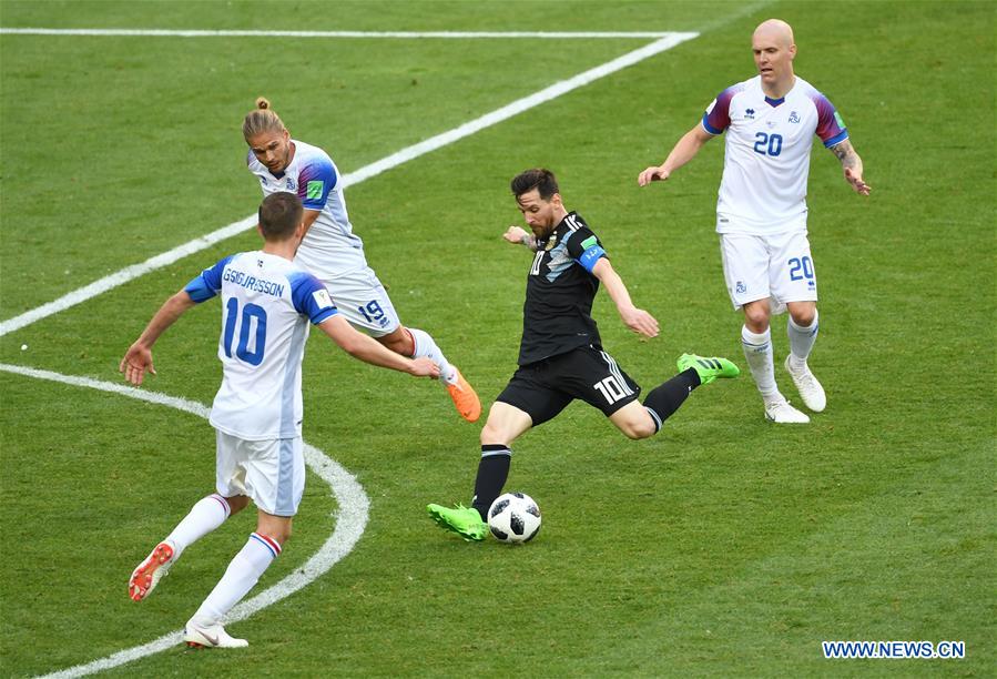 (SP)RUSSIA-MOSCOW-2018 WORLD CUP-GROUP D-ARGENTINA VS ICELAND