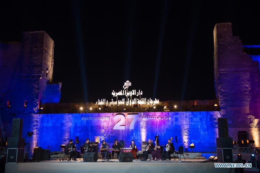 EGYPT-CAIRO-CHINESE FOLK ORCHESTRA