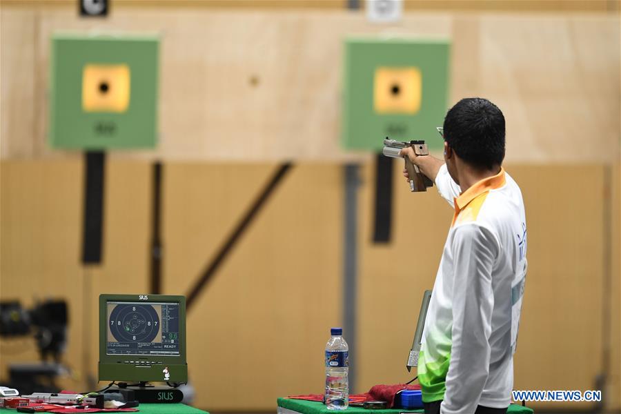 (SP)INDONESIA-PALEMBANG-ASIAN GAMES-SHOOTING-MEN'S 10M AIR PISTOL