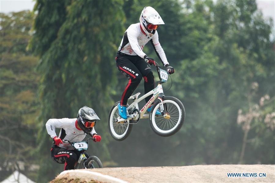 (SP)INDONESIA-JAKARTA-ASIAN GAMES-CYCLING BMX