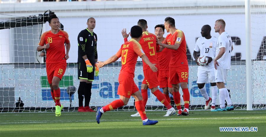 (SP)UAE-AL AIN-SOCCER-ASIAN CUP-CHINA VS KYRGYZ REPUBLIC