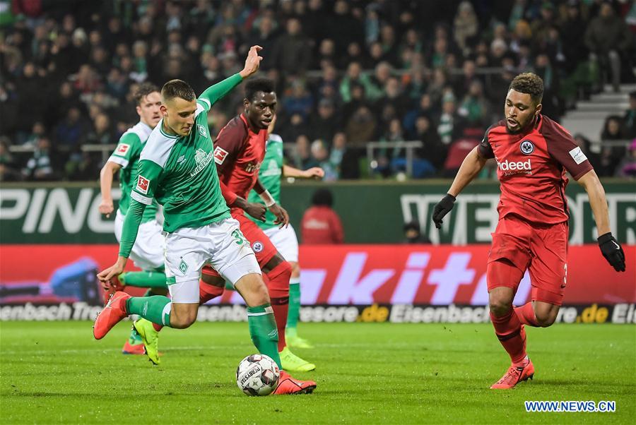 (SP)GERMANY-BREMEN-SOCCER-BUNDESLIGA-BREMEN VS FRANKFURT