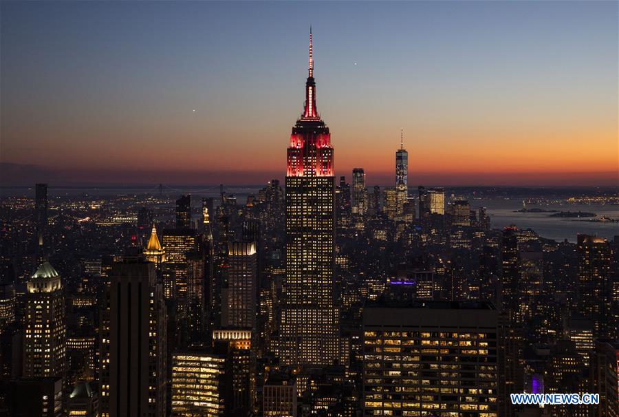 U.S.-NEW YORK-EMPIRE STATE BUILDING-CHINESE NEW YEAR