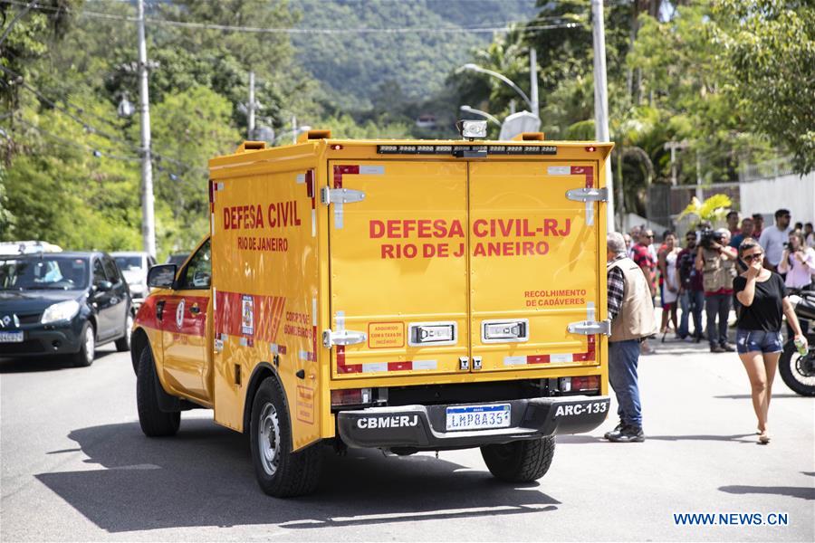 BRAZIL-RIO DE JANEIRO-FOOTBALL-TRAINING CENTER-FIRE