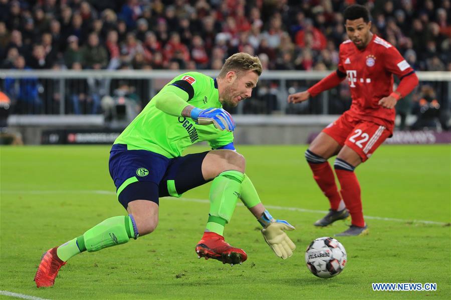 (SP)GERMANY-MUNICH-SOCCER-BUNDESLIGA-BAYERN MUNICH VS SCHALKE 04