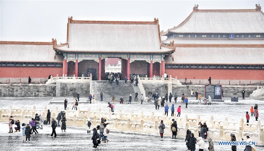 (InPalaceMuseum)CHINA-BEIJING-PALACE MUSEUM-SNOW (CN)