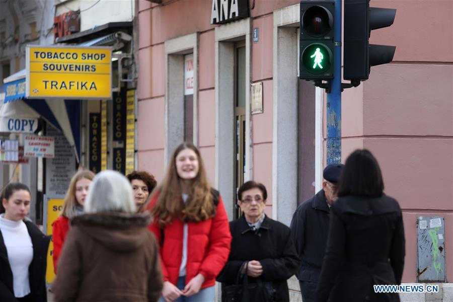 CROATIA-RIJEKA-WOMEN'S TRAFFIC LIGHT