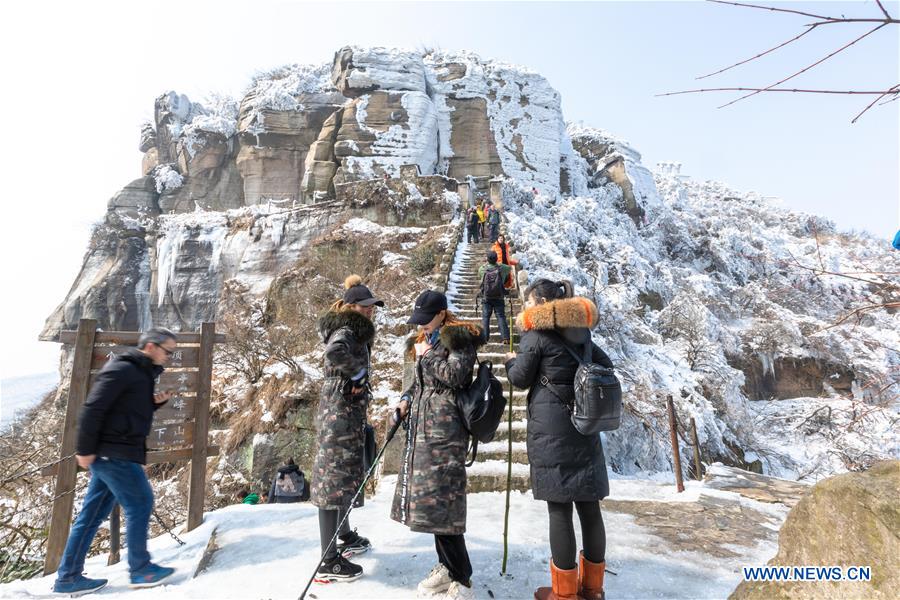 #CHINA-HUBEI-TIANTAI MOUNTAIN-SNOW (CN)