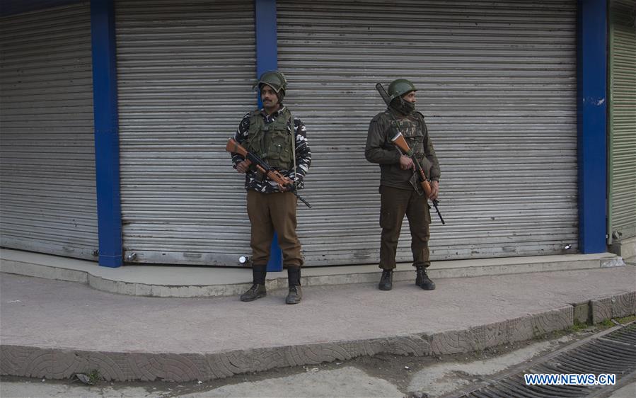 KASHMIR-SRINAGAR-SECURITY-LOCKDOWN-STRIKE