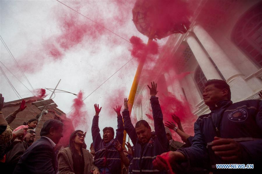 NEPAL-KATHMANDU-HOLI FESTIVAL