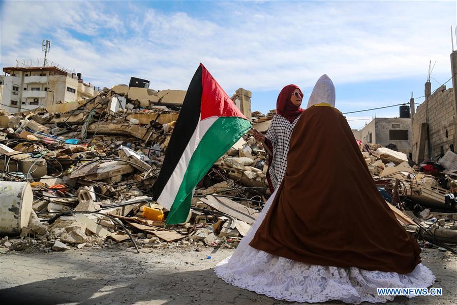 MIDEAST-GAZA-LIFE-BRIDE