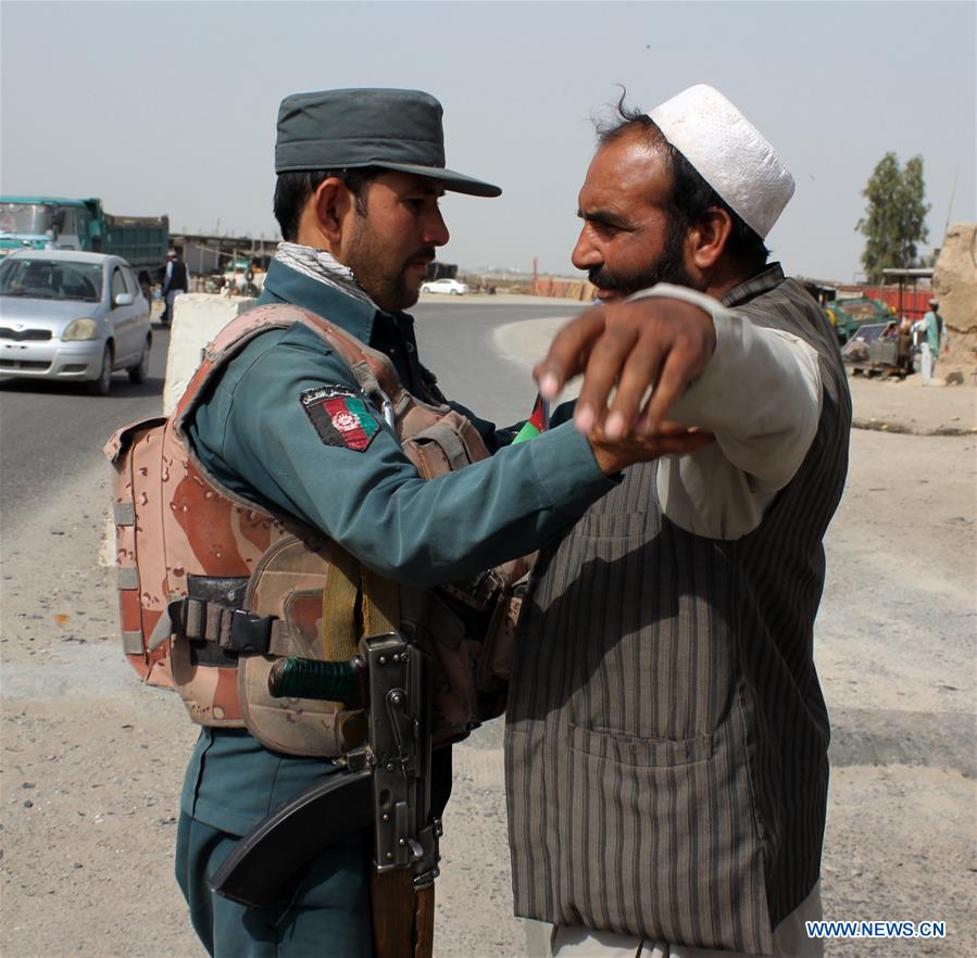 AFGHANISTAN-KANDAHAR-SECURITY CHECKPOINT