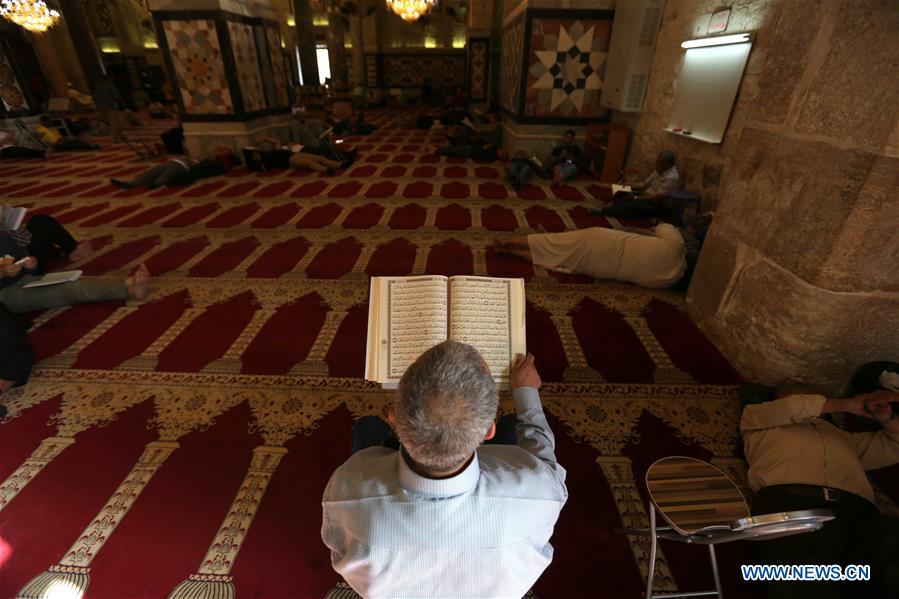 MIDEAST-JERUSALEM-RAMADAN-AL AQSA MOSQUE