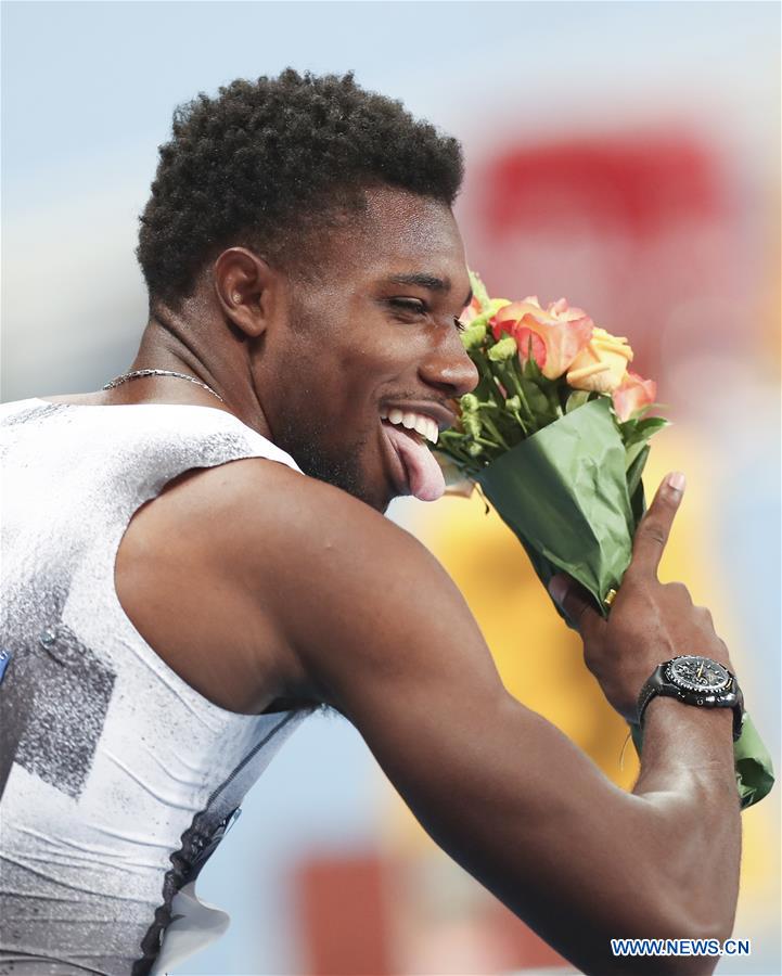 (SP)CHINA-SHANGHAI-ATHLETICS-IAAF-DIAMOND LEAGUE-MEN'S 100M (CN)