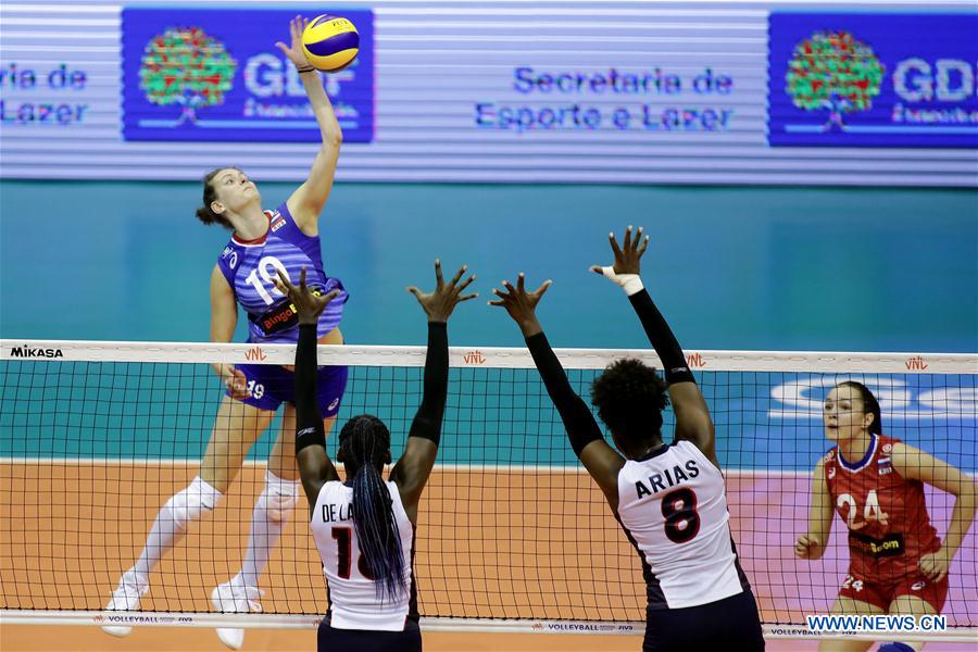 (SP)BRAZIL-BRASILIA-VOLLEYBALL-NATIONS LEAGUE-DOMINICAN REPUBLIC VS RUSSIA