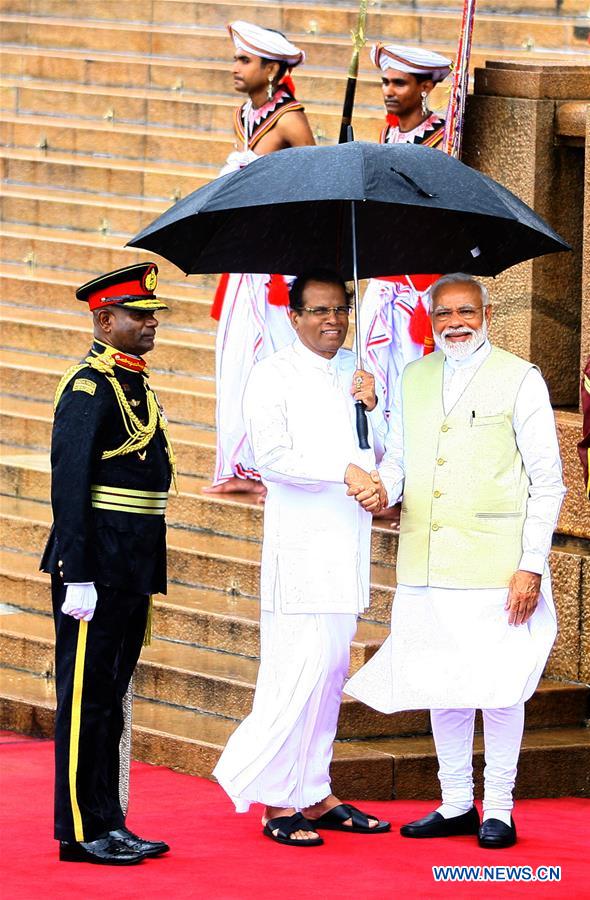 SRI LANKA-COLOMBO-INDIA-MODI-VISIT