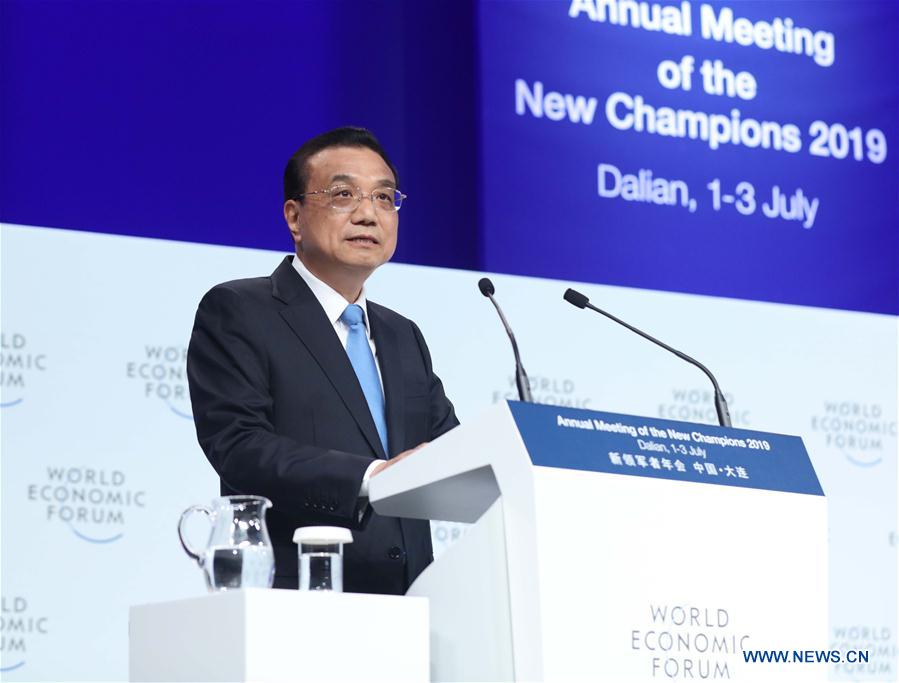 CHINA-DALIAN-LI KEQIANG-SUMMER DAVOS FORUM-OPENING (CN)