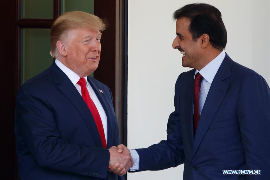  U.S.-WASHINGTON D.C.-TRUMP-QATAR-EMIR-MEETING