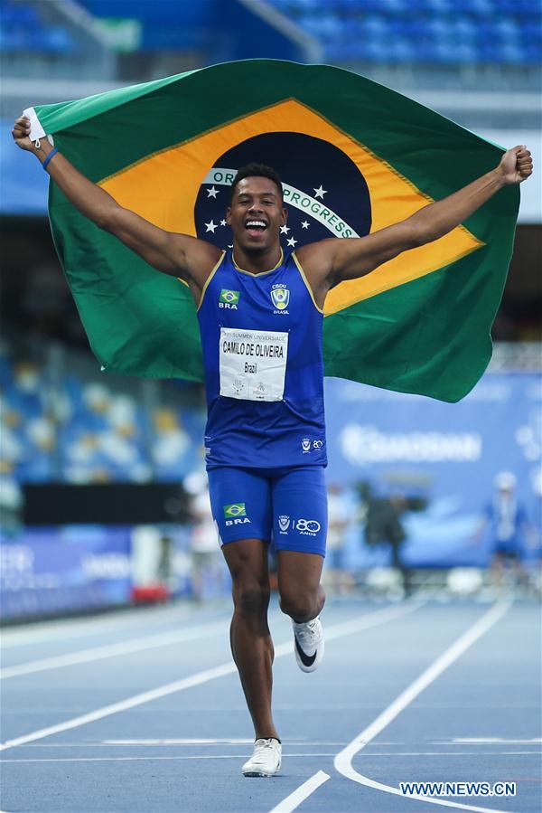 (SP)ITALY-NAPLES-SUMMER UNIVERSIADE-ATHLETICS-MEN'S 200M-FINAL