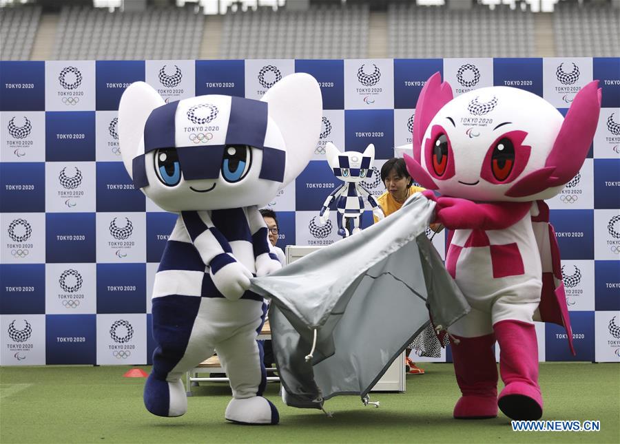 (SP)JAPAN-TOKYO-OLYMPIC-MASCOT ROBOTS