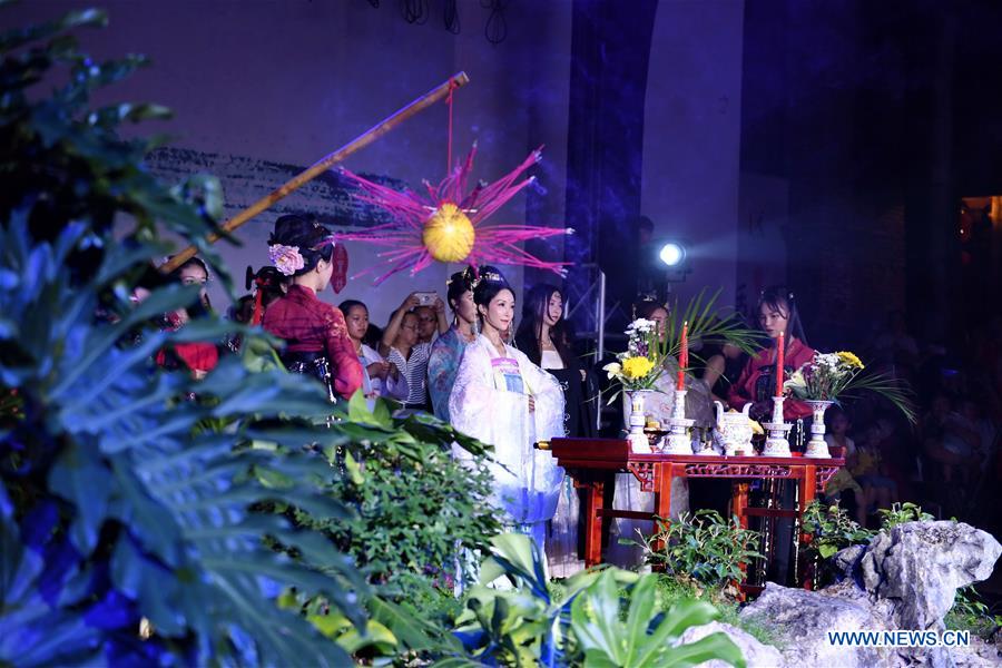 CHINA-FUJIAN-FUZHOU-MID-AUTUMN FESTIVAL-BLESSING CEREMONY (CN)