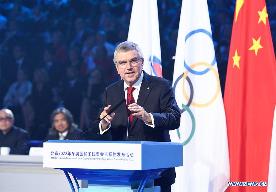 (SP)CHINA-BEIJING-2022 WINTER OLYMPIC AND PARALYMPIC GAMES-MASCOTS-LAUNCH (CN)