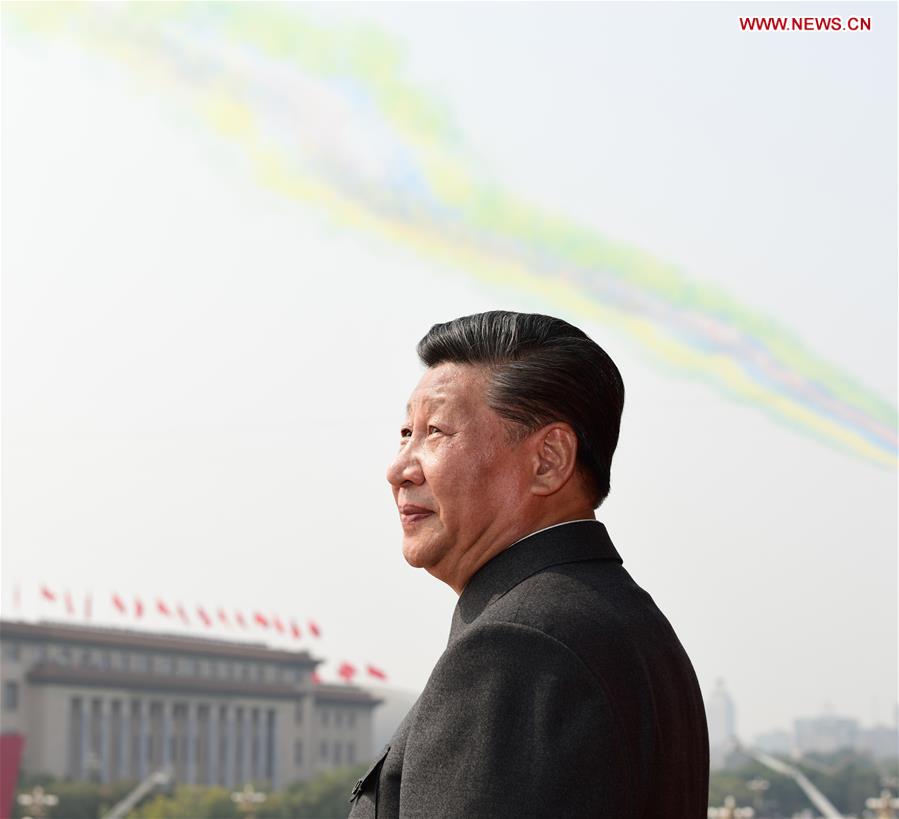 (PRC70Years)CHINA-BEIJING-NATIONAL DAY-XI JINPING (CN)