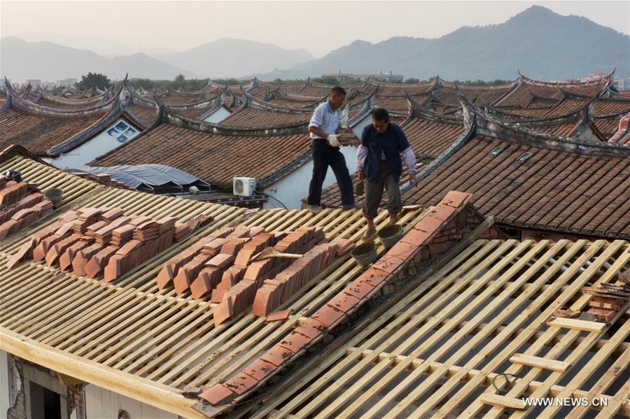 CHINA-FUJIAN-DAIMEI VILLAGE-AERIAL VIEW (CN)