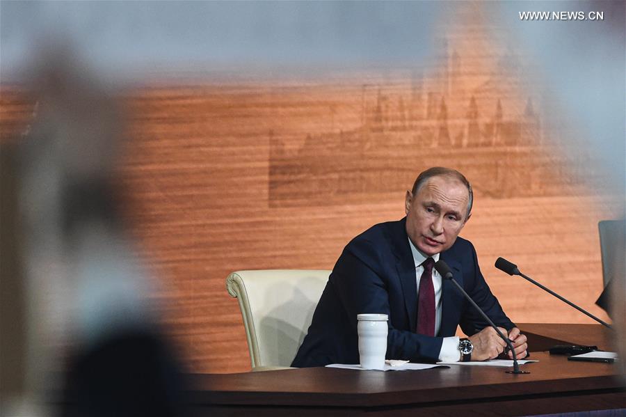 RUSSIA-MOSCOW-PUTIN-PRESS CONFERENCE