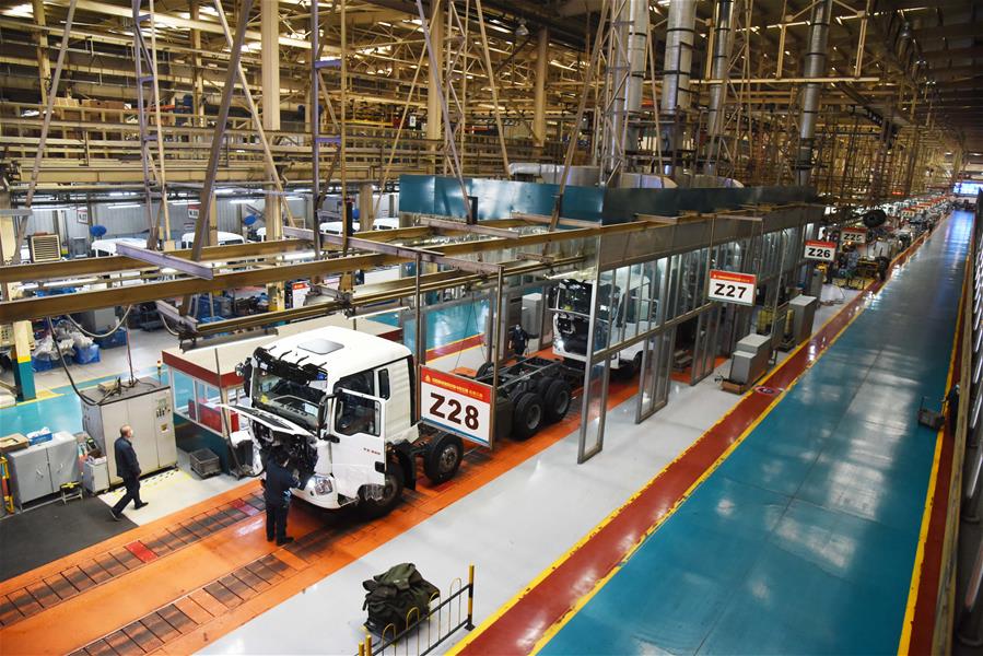 CHINA-SHANDONG-HEAVY-DUTY TRUCKS-PRODUCTION-RESUMPTION(CN)