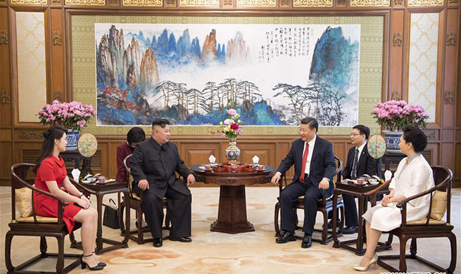 Xi Jinping meets Kim Jong Un in Beijing