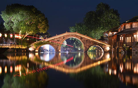 Scenery of Wuzhen, host place of World Internet Conference